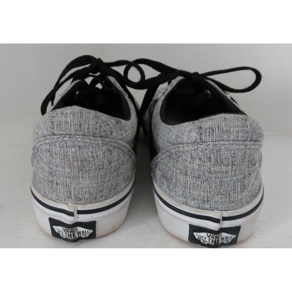 Vans OFF THE WALL Youth Size 3 Gray Black Skate Shoes 500714 Classic Sneakers - Picture 6 of 9